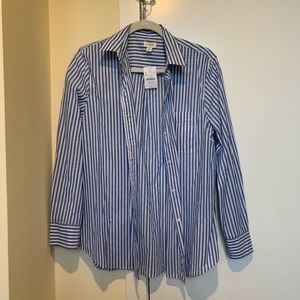 J. Crew Striped Button Down Shirt